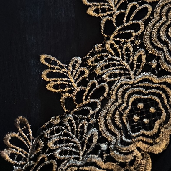 A3 design black and gold bodysuit size medium NWT - Picture 7 of 7